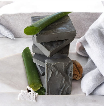 Aloe-Bentonite Clay-Charcoal soap