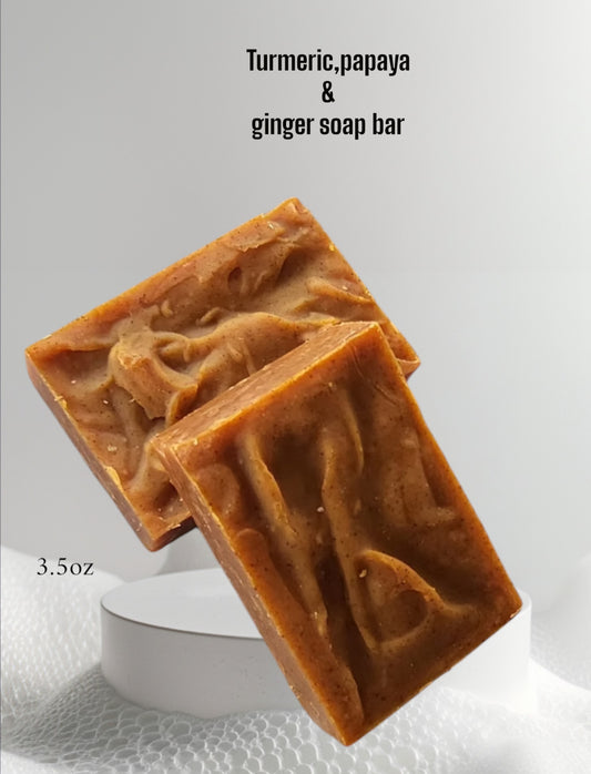 Turmeric papaya & ginger soap